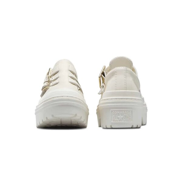 CONVERSE Chuck Taylor All Star Lugged Heel Mary Jane Platform Leather SZ 8 NEW - Picture 12 of 13